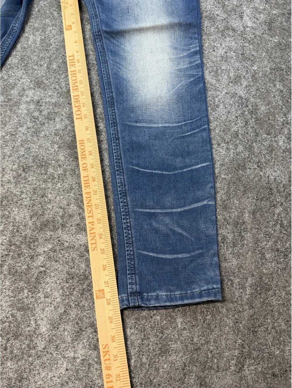 Diesel Krooley Denim Sweatogg Jeans Men’s 32 Blue Distressed Drawstring Italy